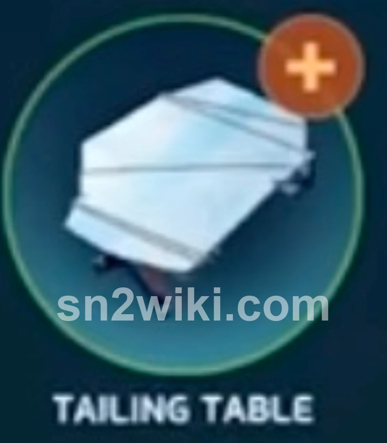 Tailing Table