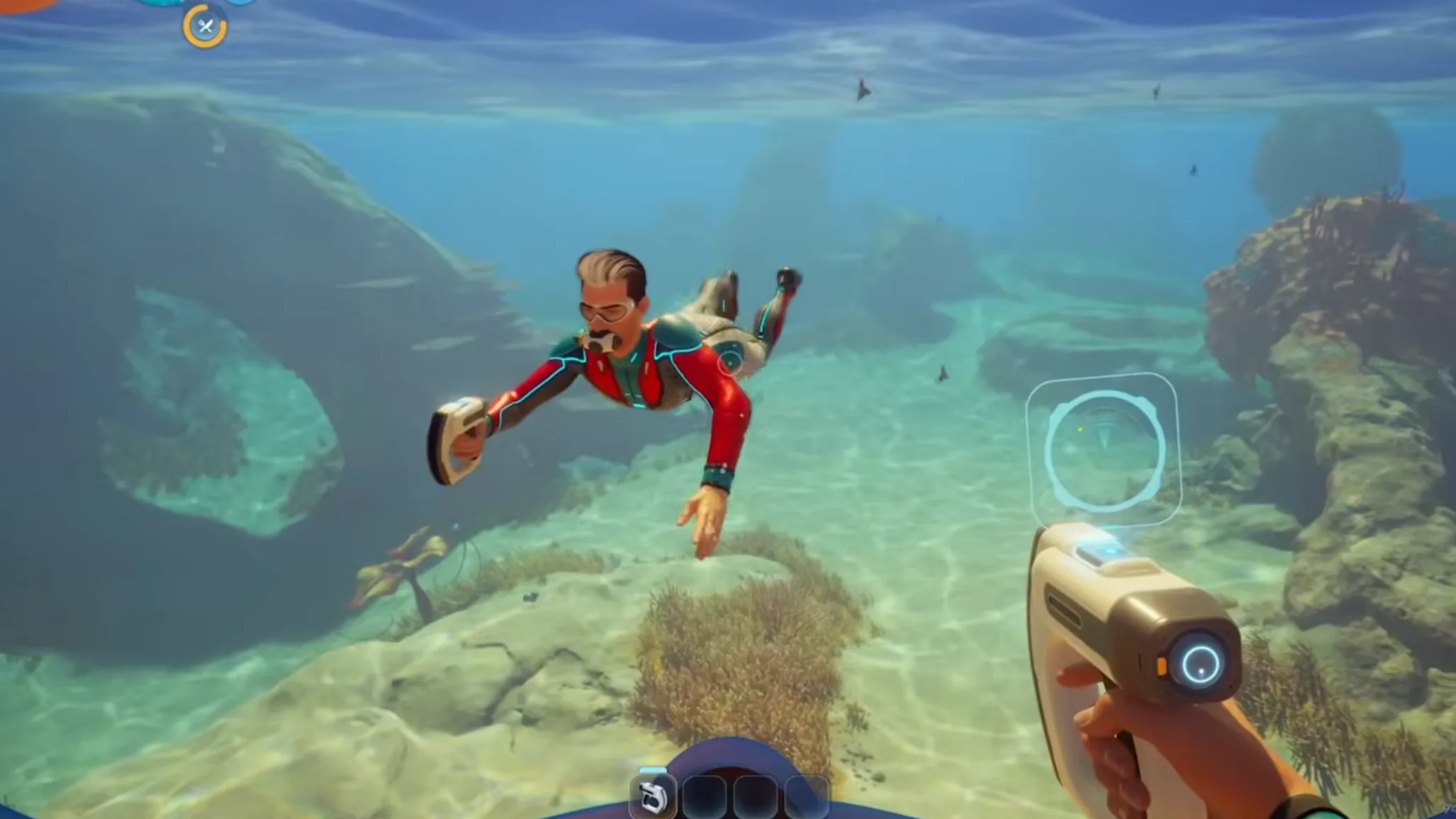 Subnautica 2 multiplayer exploration scene